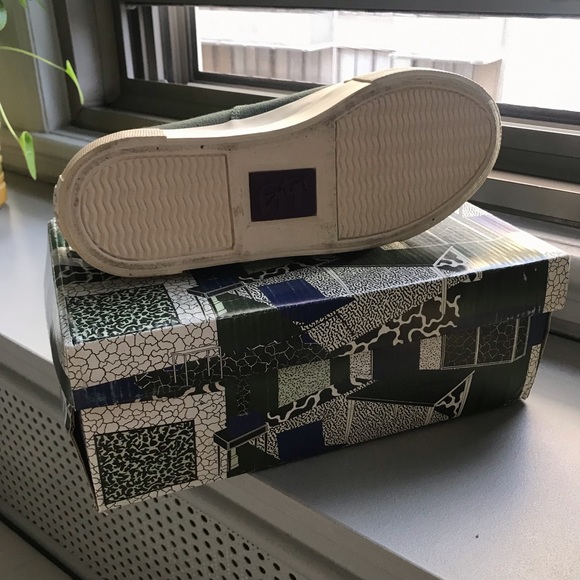 EYTYS Mother Canvas Sneakers - green, platform, unisex, minimal, cork, swedish - Picture 7 of 12